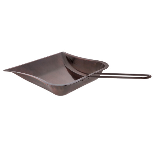 5Pcs Mini Stainless Steel Dustpan With Long Handle For Workshop Garage