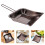 5Pcs Mini Stainless Steel Dustpan With Long Handle For Workshop Garage 11