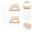 4 Pcs Wear-Resistant Transparent Chinchilla Bath Containers 9