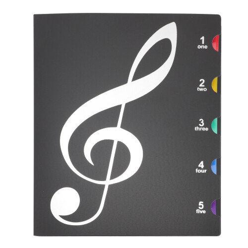 2Pcs Durable Plastic Music Folder A4 Sheet Note Storage Organizer 2