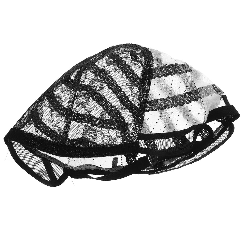 Totority Unisex 4Pcs Adjustable Breathable Wig Cap For Diy Weaving