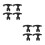 8Pièces Tournevis Polyvalent Pour Spikes Golf Noir Usage 4