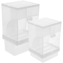 2 Automatische Futterautomaten 440 Ml Mit Hochziehbarer Schublade