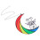 Mond Mit Fensterhänger Wohnaccessoire Dekoratives Ornament 9