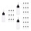 30 Pcs Precision Tip Applicator Bottles For Glue In Paper Quilling Diy 10