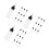 30 Pcs Precision Tip Applicator Bottles For Glue In Paper Quilling Diy 6
