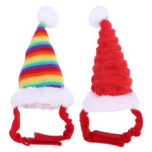 2St Pet Weihnachtshut Santa Claus Für Kleintiere
