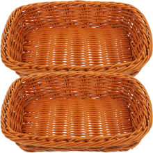 4 Pcs Plastic Square Countertop Basket For Bread Proofing