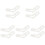 5 Pairs Crochet Sock DIY Molds Acrylic Stocking Display 4