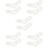 5 Pairs Crochet Sock DIY Molds Acrylic Stocking Display 10