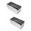 2Pcs Magnetic Cutter Base Multi-Slots Stainless Steel Holder 7
