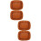 4 Pcs Plastic Square Countertop Basket For Bread Proofing 9