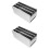 2Pcs Magnetic Cutter Base Multi-Slots Stainless Steel Holder 5