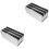 2Pcs Magnetic Cutter Base Multi-Slots Stainless Steel Holder 3