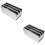 2Pcs Magnetic Cutter Base Multi-Slots Stainless Steel Holder 6