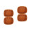 4 Pcs Plastic Square Countertop Basket For Bread Proofing 6