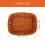 4 Pcs Plastic Square Countertop Basket For Bread Proofing 10