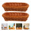 4 Pcs Plastic Square Countertop Basket For Bread Proofing 11