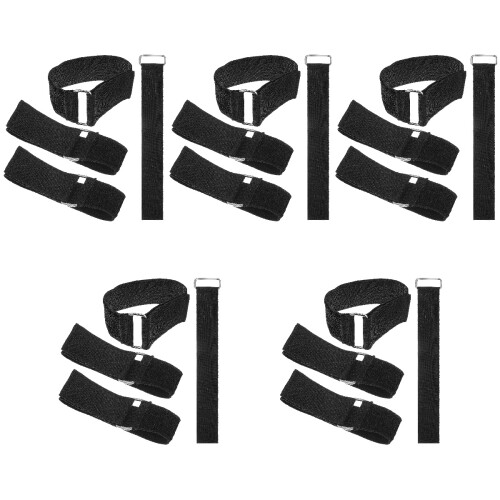 20 Pcs Fastening Straps Stretchable Cable Ties Multipurpose Storage 2