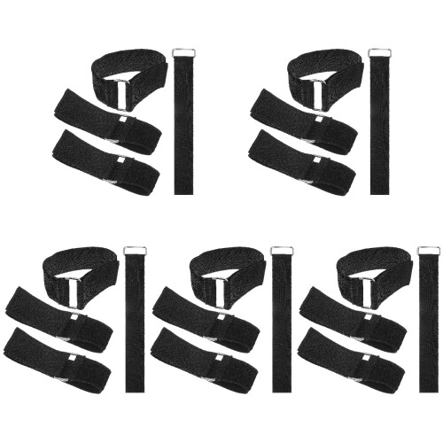 20 Pcs Fastening Straps Stretchable Cable Ties Multipurpose Storage 1