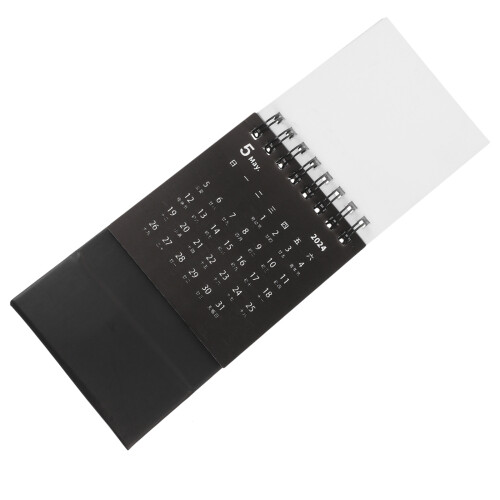 2Pcs Desktop Month Calendar Standing Table Calendar For Office 2024 1
