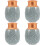 4Pcs Ceramic Pet Urn For Dog Cat Ashes Memorial Keepsake Box 5
