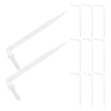 50Stk Tropfer Gebogener Transparent Für Topfpflanzen 4/7mm