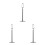 3 Pcs Barbell Slice Weight Rod Durable Tray For Home Exercise 7