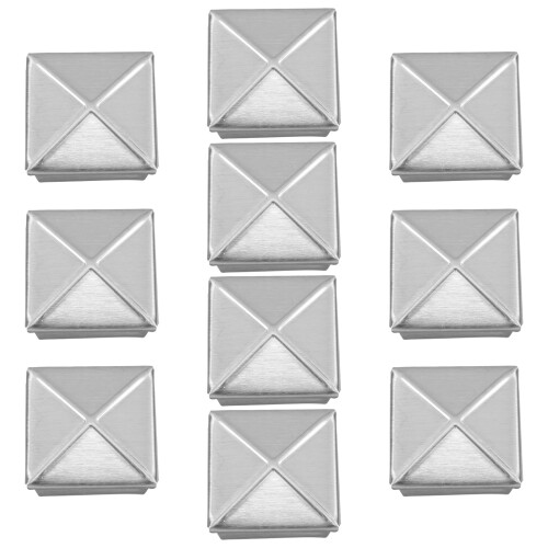 40 Pcs Stainless Steel End Caps For Tool-Free Installation 1