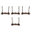 4Pcs Multi-Layer Flute Display Rack Stand For Flute And Piccolo 5