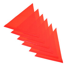 24St Reflecterende Rood PVC Fietsveiligheidsvlag Voor Fietsbescherming
