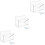 3 Sets Clear Acrylic Desktop Mail Holder Organizer Stand 7