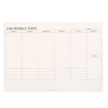 3 Pcs Self-Discipline Business Daily Planner Tearable Notepad Weekly