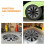 2 Pcs 13 Inch Wheel Cover Hubcap Decorative Set 8