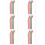 36 Pcs Silicone Reusable Straws For Drinks Tea Milk With Brush 8
