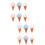 12 Pcs Cartoon Ice Cream Shape Bath Loofahs Scrubber 9