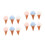 12 Pcs Cartoon Ice Cream Shape Bath Loofahs Scrubber 6