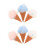 12 Pcs Cartoon Ice Cream Shape Bath Loofahs Scrubber 2