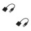 2Pcs External USB Sound Card Adapter With Headphone Microphone Jack 4