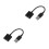 2Pcs External USB Sound Card Adapter With Headphone Microphone Jack 7