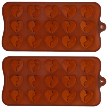 10 Pcs Diy Chocolate Silicone Mold Multi-Grid Candy Cookie Maker