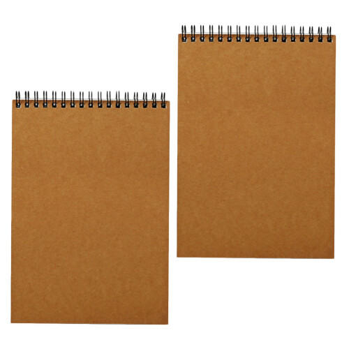 4 Pcs Coil Spiral A4 Notebook Drawing Pad 2