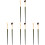 8 Pcs Nose Brush And Applicator Set For Portable Makeup 4