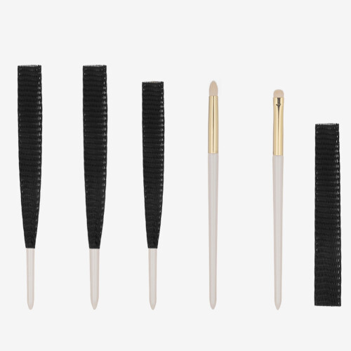 200Pcs Stretchable Plastic Mesh Cosmetic Brush Covers 2