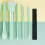 200Pcs Stretchable Plastic Mesh Cosmetic Brush Covers 5