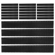 200Pcs Stretchable Plastic Mesh Cosmetic Brush Covers