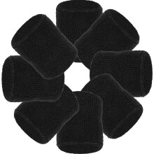 8Pcs Compressed Wristbands Sweat-Absorbing For Cycling Sports