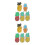 10 Pcs Original Fruit Brooches Summer Style Fresh Pineapple Design 6