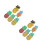 10 Pcs Original Fruit Brooches Summer Style Fresh Pineapple Design 4