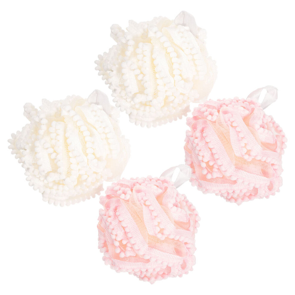 Totority 8 Pcs Extra Large Pouf Durable Bath Loofah Sponge
